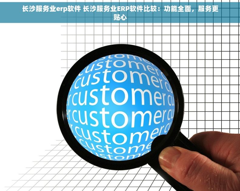 长沙服务业erp软件 长沙服务业ERP软件比较：功能全面，服务更贴心