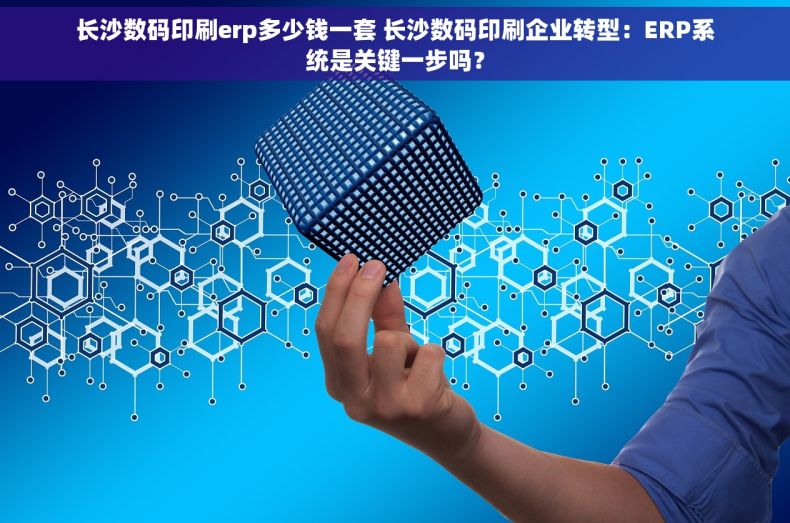 长沙数码印刷erp多少钱一套 长沙数码印刷企业转型：ERP系统是关键一步吗？