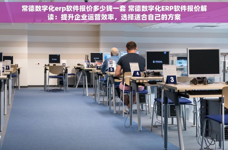 常德数字化erp软件报价多少钱一套 常德数字化ERP软件报价解读：提升企业运营效率，选择适合自己的方案