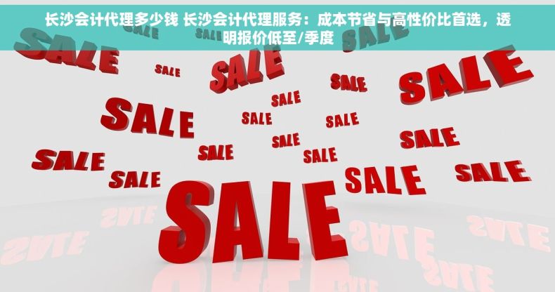 长沙会计代理多少钱 长沙会计代理服务：成本节省与高性价比首选，透明报价低至/季度