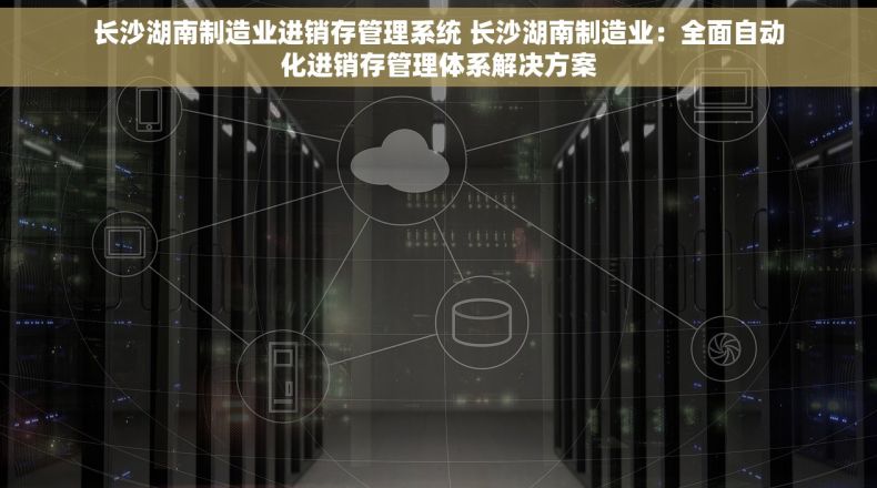 长沙湖南制造业进销存管理系统 长沙湖南制造业：全面自动化进销存管理体系解决方案