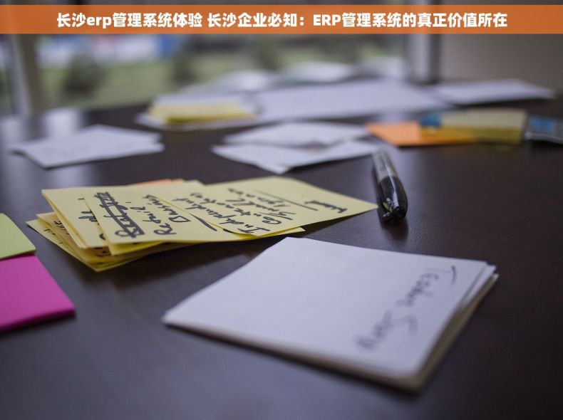 长沙erp管理系统体验 长沙企业必知：ERP管理系统的真正价值所在
