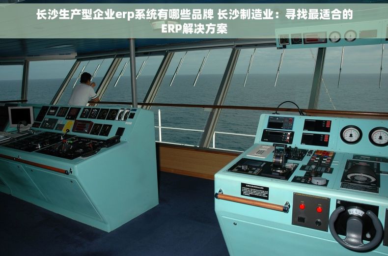 长沙生产型企业erp系统有哪些品牌 长沙制造业：寻找最适合的ERP解决方案