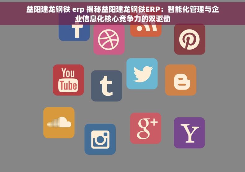 益阳建龙钢铁 erp 揭秘益阳建龙钢铁ERP：智能化管理与企业信息化核心竞争力的双驱动