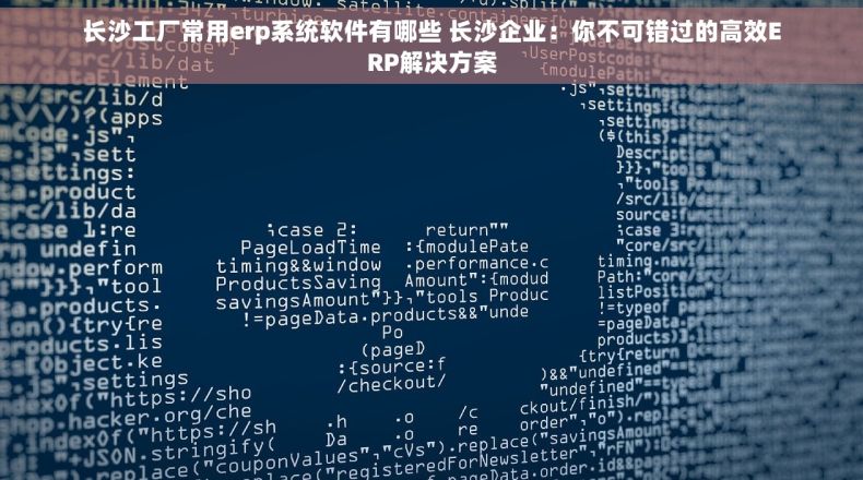 长沙工厂常用erp系统软件有哪些 长沙企业：你不可错过的高效ERP解决方案
