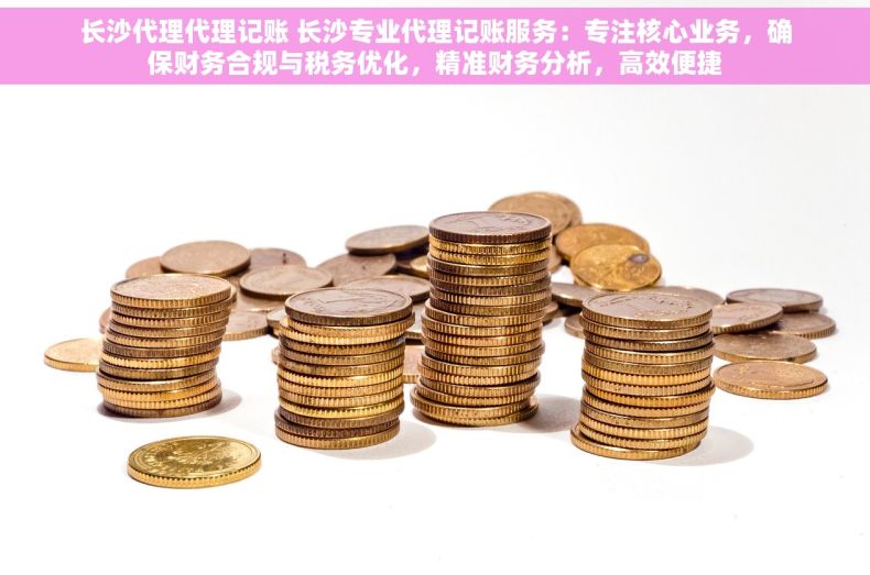 长沙代理代理记账 长沙专业代理记账服务：专注核心业务，确保财务合规与税务优化，精准财务分析，高效便捷