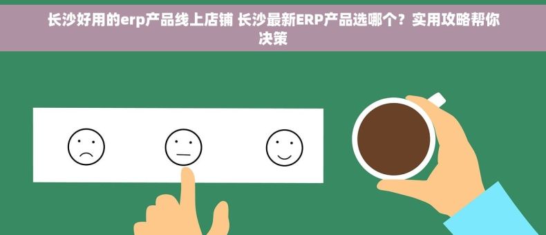 长沙好用的erp产品线上店铺 长沙最新ERP产品选哪个？实用攻略帮你决策