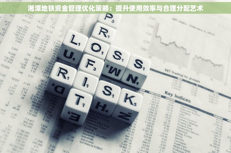 湘潭地铁资金管理优化策略：提升使用效率与合理分配艺术