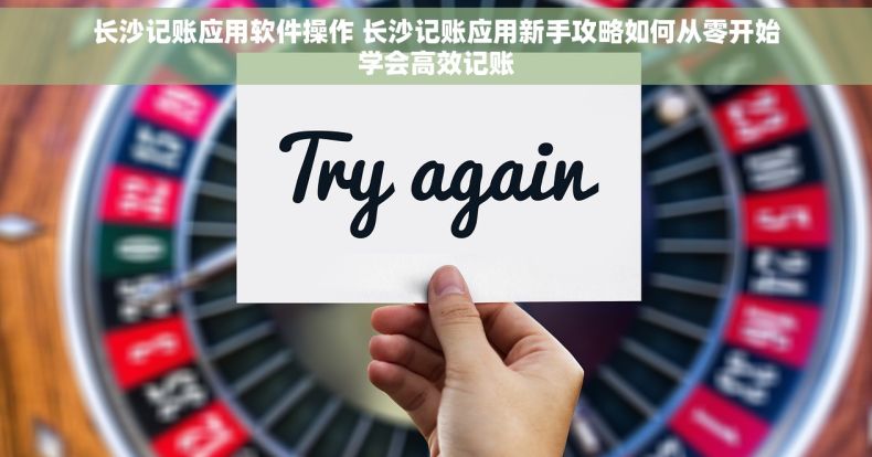 长沙记账应用软件操作 长沙记账应用新手攻略如何从零开始学会高效记账