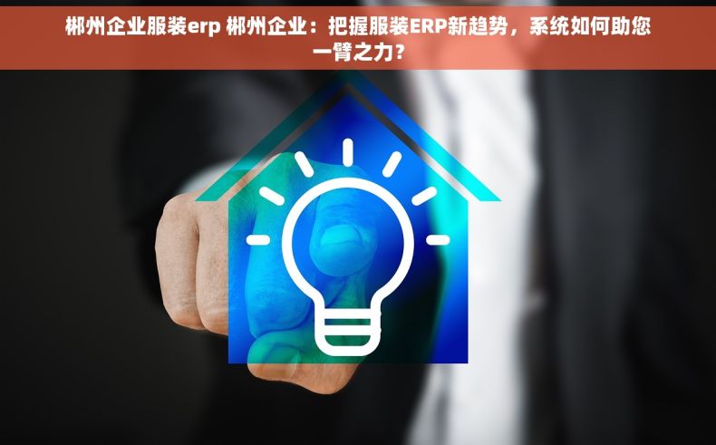 郴州企业服装erp 郴州企业：把握服装ERP新趋势，系统如何助您一臂之力？
