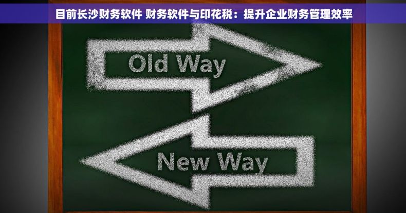 目前长沙财务软件 财务软件与印花税：提升企业财务管理效率