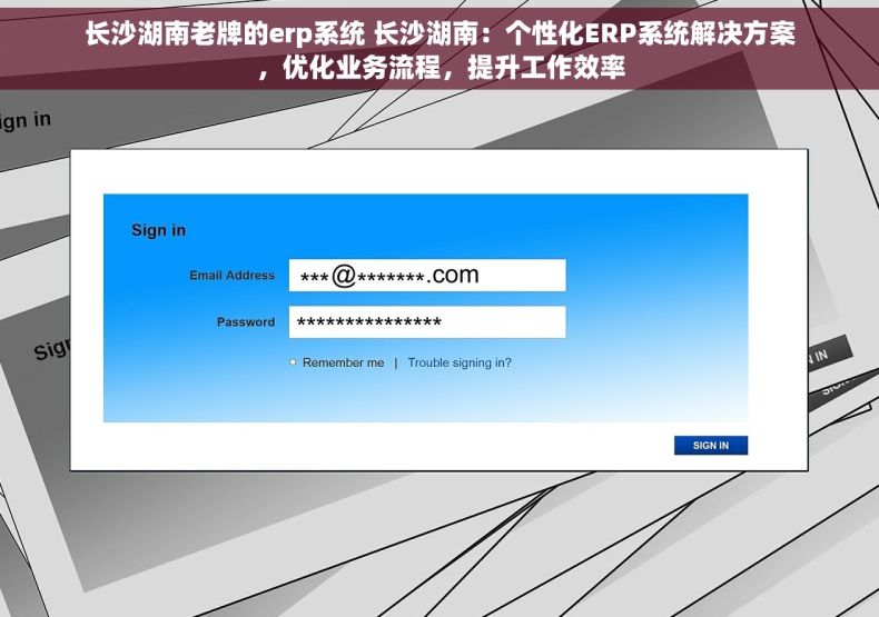 长沙湖南老牌的erp系统 长沙湖南：个性化ERP系统解决方案，优化业务流程，提升工作效率