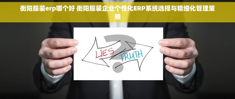 衡阳服装erp哪个好 衡阳服装企业个性化ERP系统选择与精细化管理策略