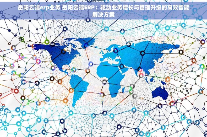 岳阳云端erp业务 岳阳云端ERP：驱动业务增长与管理升级的高效智能解决方案