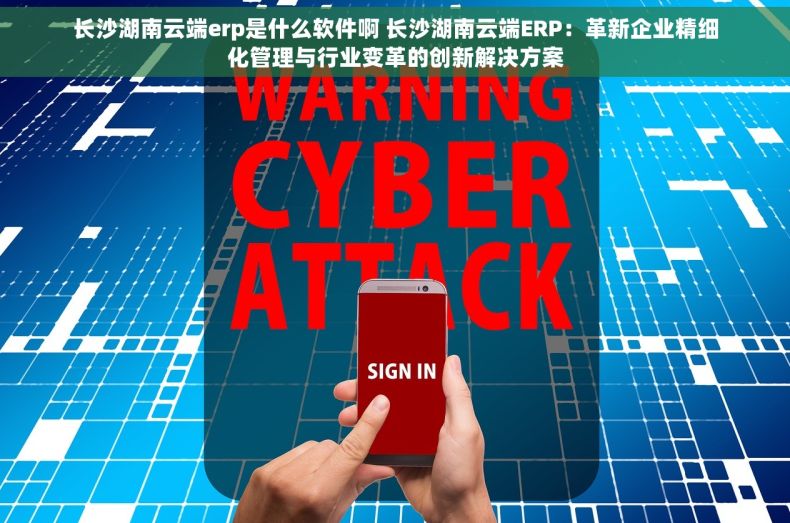 长沙湖南云端erp是什么软件啊 长沙湖南云端ERP：革新企业精细化管理与行业变革的创新解决方案