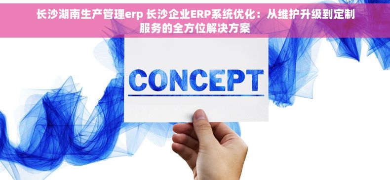 长沙湖南生产管理erp 长沙企业ERP系统优化：从维护升级到定制服务的全方位解决方案