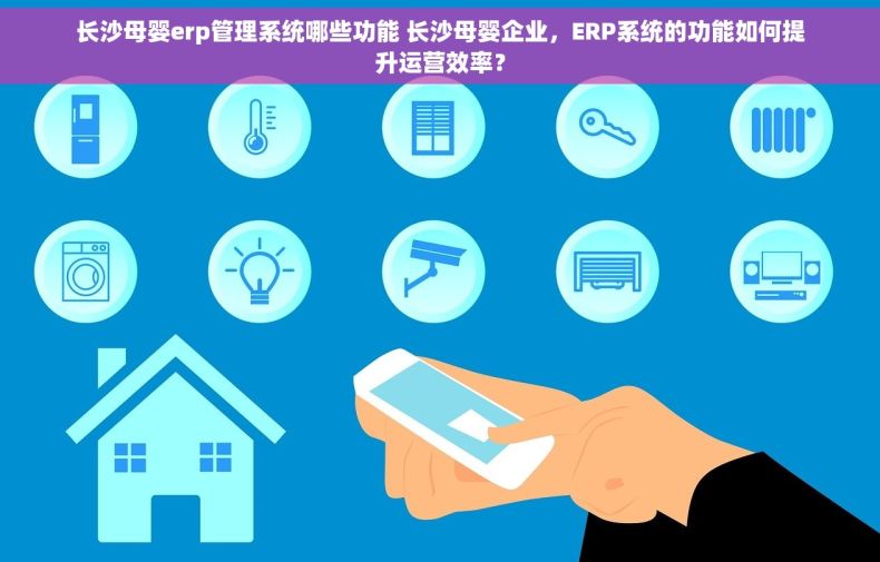 长沙母婴erp管理系统哪些功能 长沙母婴企业，ERP系统的功能如何提升运营效率？