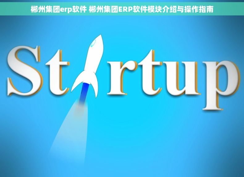 郴州集团erp软件 郴州集团ERP软件模块介绍与操作指南