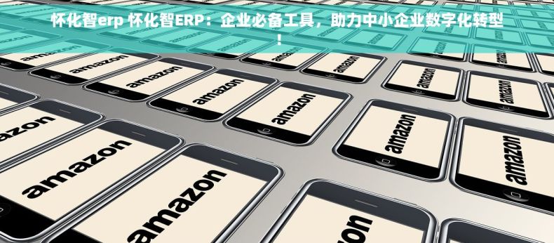 怀化智erp 怀化智ERP：企业必备工具，助力中小企业数字化转型！