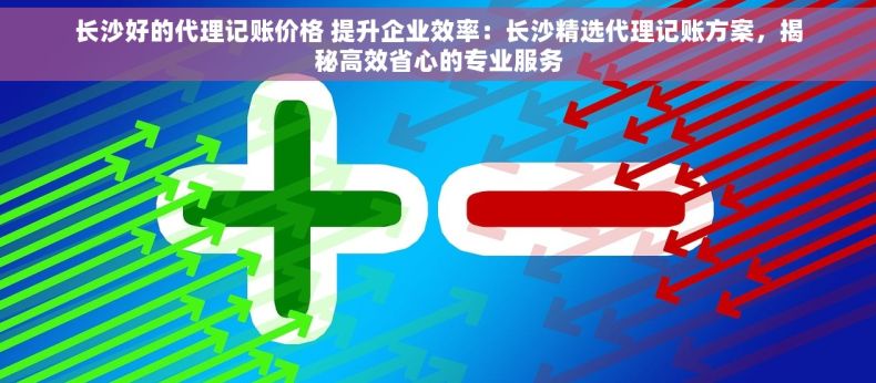 长沙好的代理记账价格 提升企业效率：长沙精选代理记账方案，揭秘高效省心的专业服务