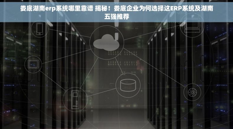 娄底湖南erp系统哪里靠谱 揭秘！娄底企业为何选择这ERP系统及湖南五强推荐