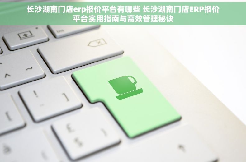 长沙湖南门店erp报价平台有哪些 长沙湖南门店ERP报价平台实用指南与高效管理秘诀