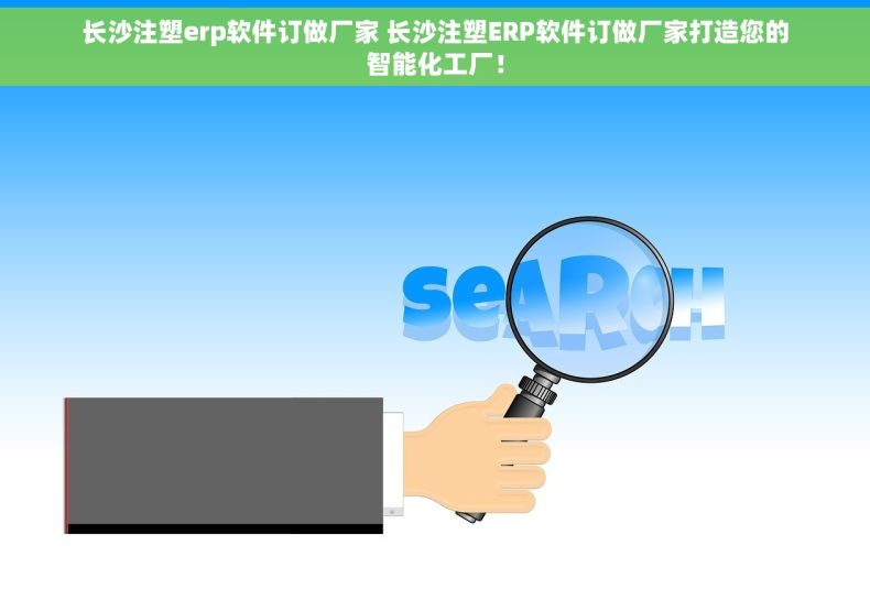 长沙注塑erp软件订做厂家 长沙注塑ERP软件订做厂家打造您的智能化工厂！