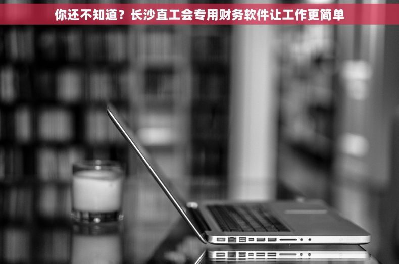 你还不知道？长沙直工会专用财务软件让工作更简单