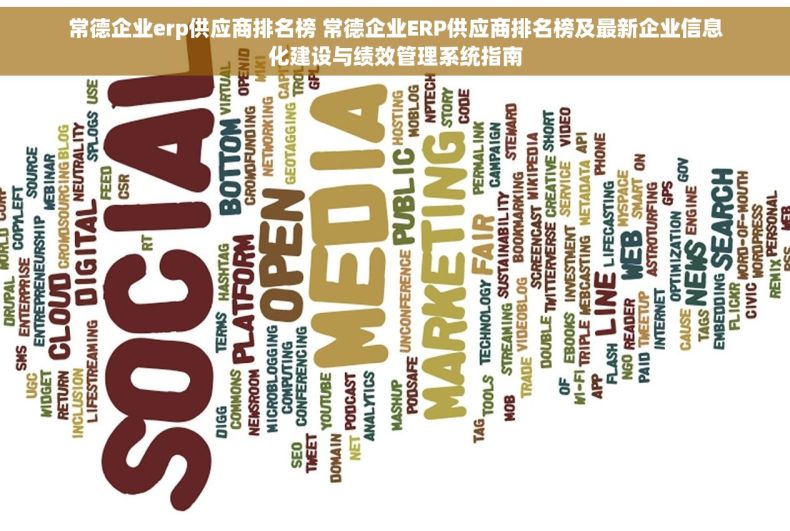 常德企业erp供应商排名榜 常德企业ERP供应商排名榜及最新企业信息化建设与绩效管理系统指南