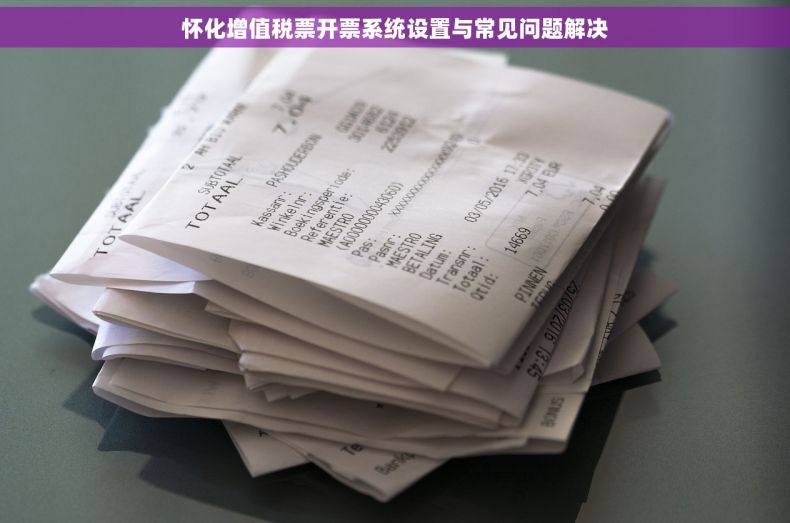 怀化增值税票开票系统设置与常见问题解决