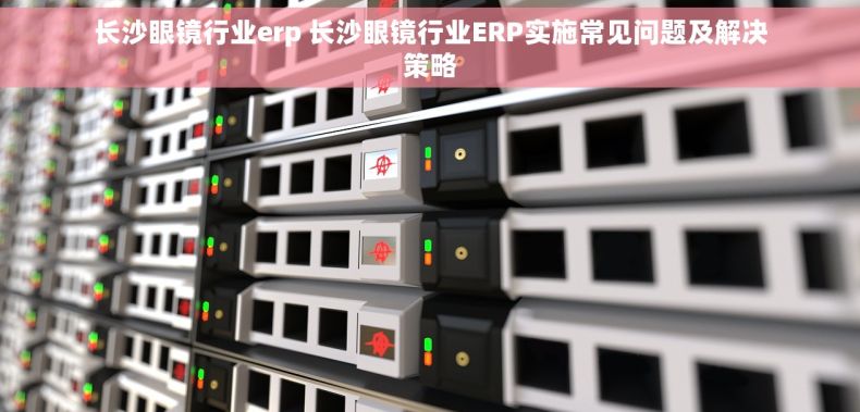 长沙眼镜行业erp 长沙眼镜行业ERP实施常见问题及解决策略