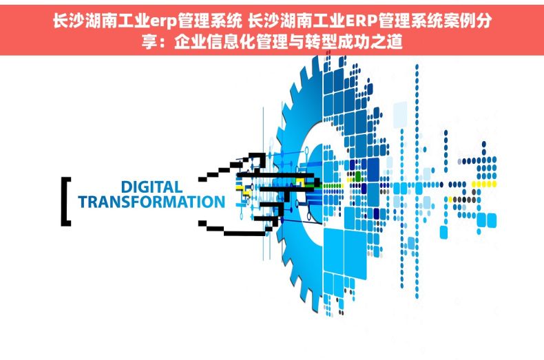 长沙湖南工业erp管理系统 长沙湖南工业ERP管理系统案例分享：企业信息化管理与转型成功之道