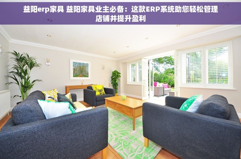 益阳erp家具 益阳家具业主必备：这款ERP系统助您轻松管理店铺并提升盈利