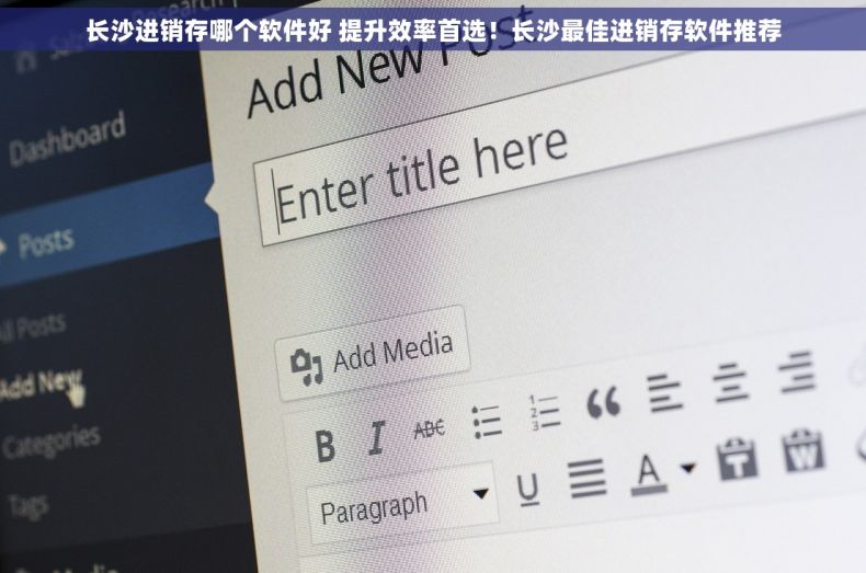 长沙进销存哪个软件好 提升效率首选！长沙最佳进销存软件推荐