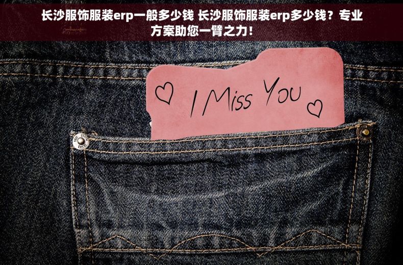 长沙服饰服装erp一般多少钱 长沙服饰服装erp多少钱？专业方案助您一臂之力！