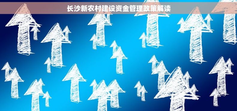 长沙新农村建设资金管理政策解读