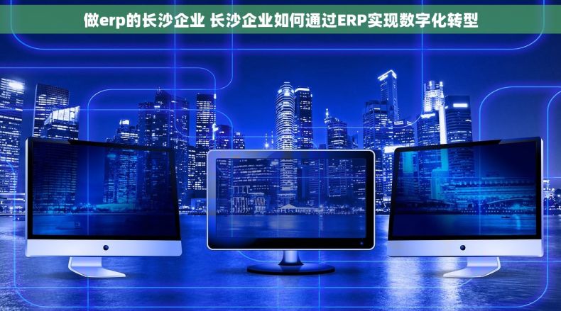 做erp的长沙企业 长沙企业如何通过ERP实现数字化转型