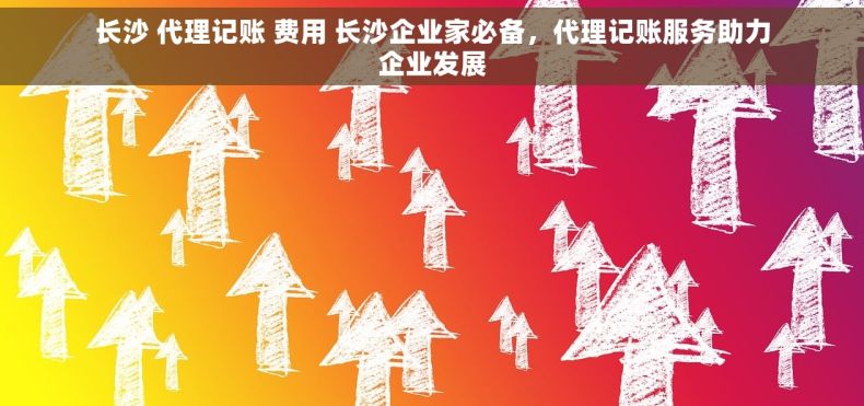 长沙 代理记账 费用 长沙企业家必备，代理记账服务助力企业发展