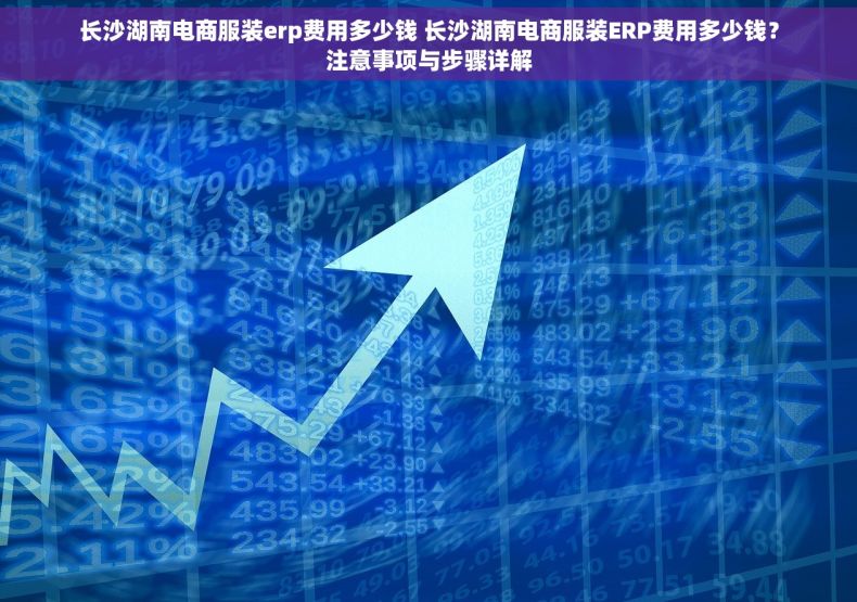长沙湖南电商服装erp费用多少钱 长沙湖南电商服装ERP费用多少钱？注意事项与步骤详解