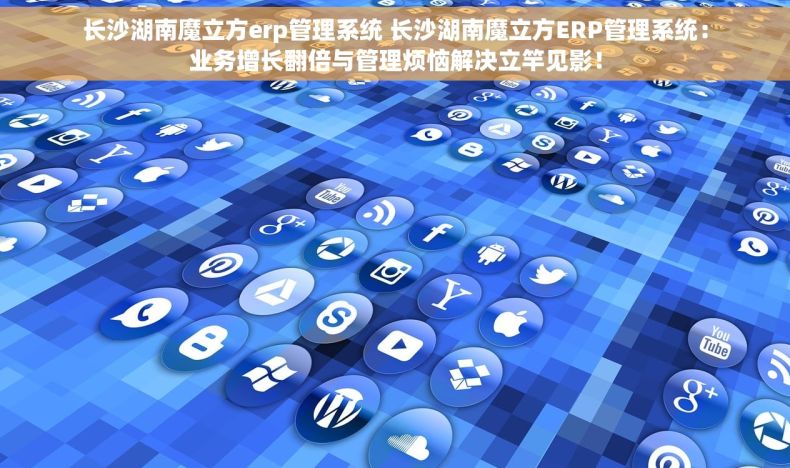长沙湖南魔立方erp管理系统 长沙湖南魔立方ERP管理系统：业务增长翻倍与管理烦恼解决立竿见影！