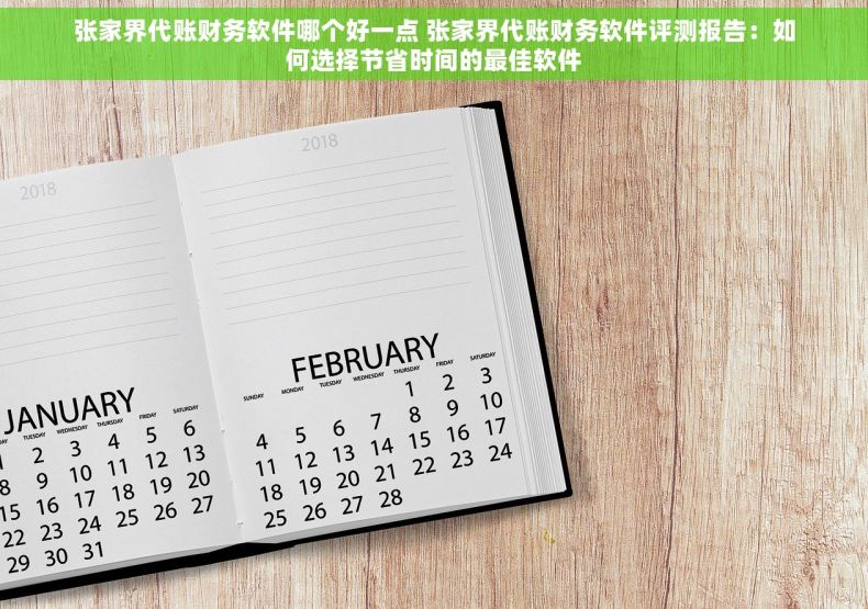 张家界代账财务软件哪个好一点 张家界代账财务软件评测报告：如何选择节省时间的最佳软件