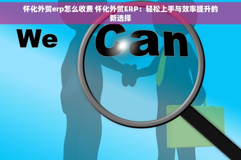 怀化外贸erp怎么收费 怀化外贸ERP：轻松上手与效率提升的新选择