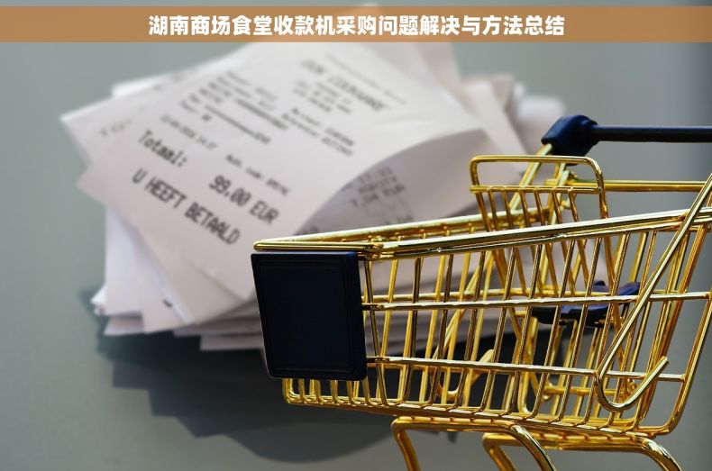 湖南商场食堂收款机采购问题解决与方法总结