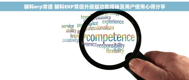 辅料erp常德 辅料ERP常德升级版功能揭秘及用户使用心得分享