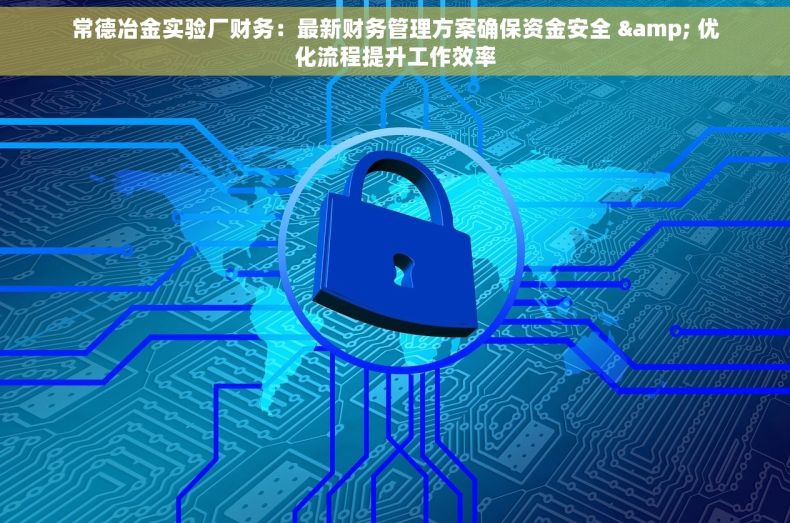 常德冶金实验厂财务：最新财务管理方案确保资金安全 & 优化流程提升工作效率