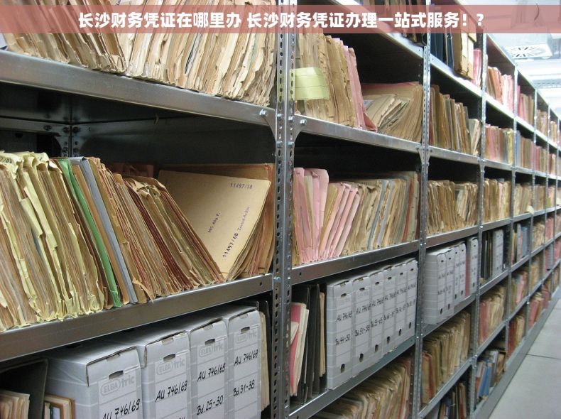 长沙财务凭证在哪里办 长沙财务凭证办理一站式服务！?