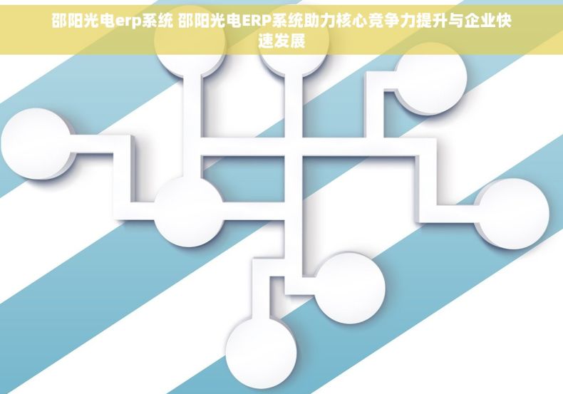 邵阳光电erp系统 邵阳光电ERP系统助力核心竞争力提升与企业快速发展