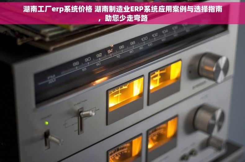 湖南工厂erp系统价格 湖南制造业ERP系统应用案例与选择指南，助您少走弯路