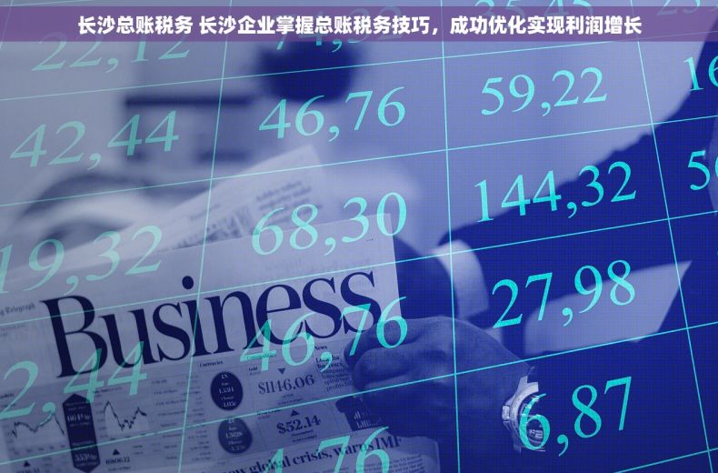 长沙总账税务 长沙企业掌握总账税务技巧，成功优化实现利润增长