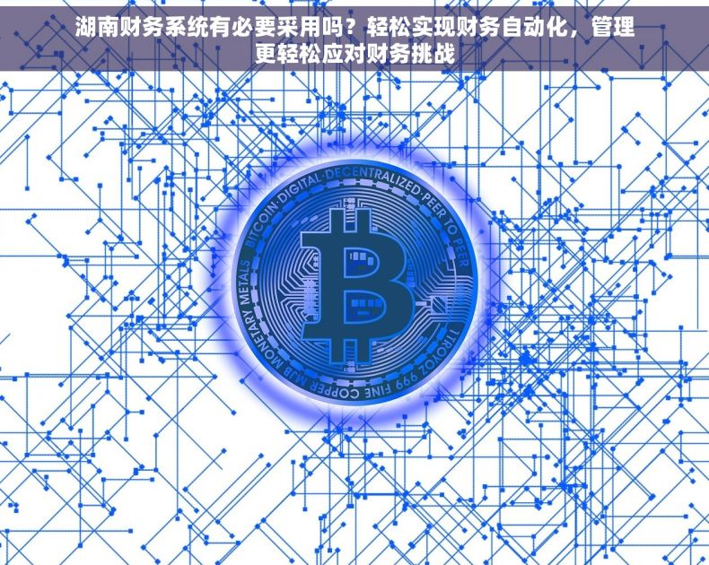 湖南财务系统有必要采用吗？轻松实现财务自动化，管理更轻松应对财务挑战